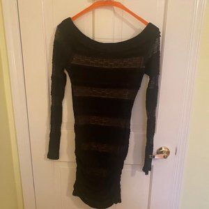 Long Sleeve Ruched BCBSMaxAzria dress